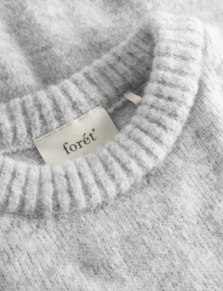 Men Forét Knitwear-Alpine Knit-Light Grey Melange