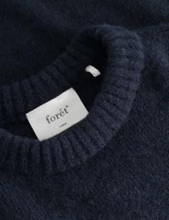 Men Forét Sweatshirts-Alpine Knit-Navy