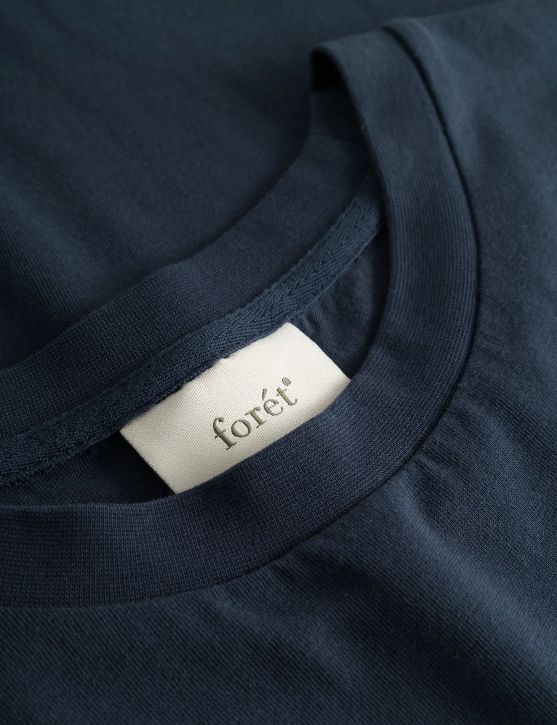 Men Forét T-Shirts-Alvar Aqp T-Shirt-Navy
