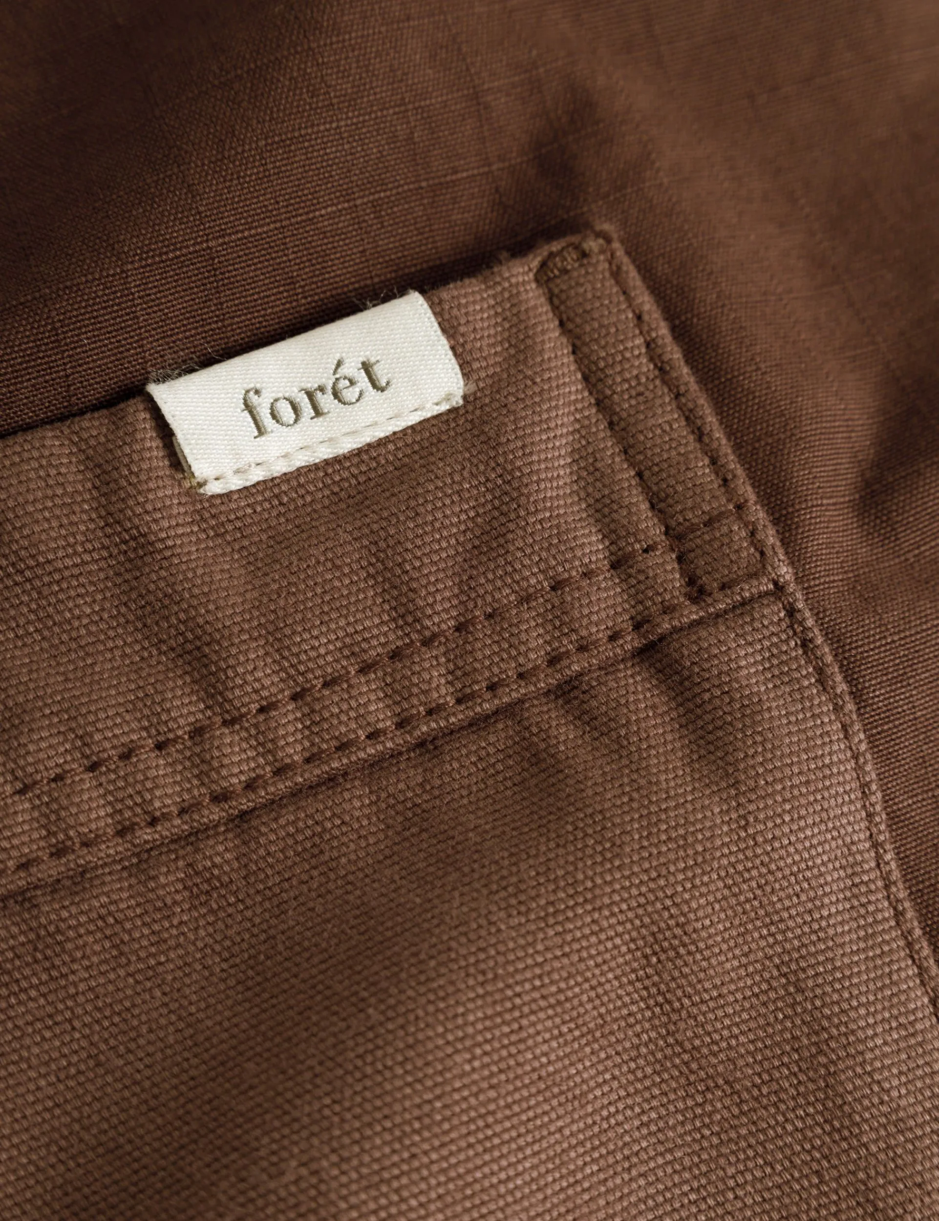 Men Forét Overshirts-Amble Overshirt-Brown