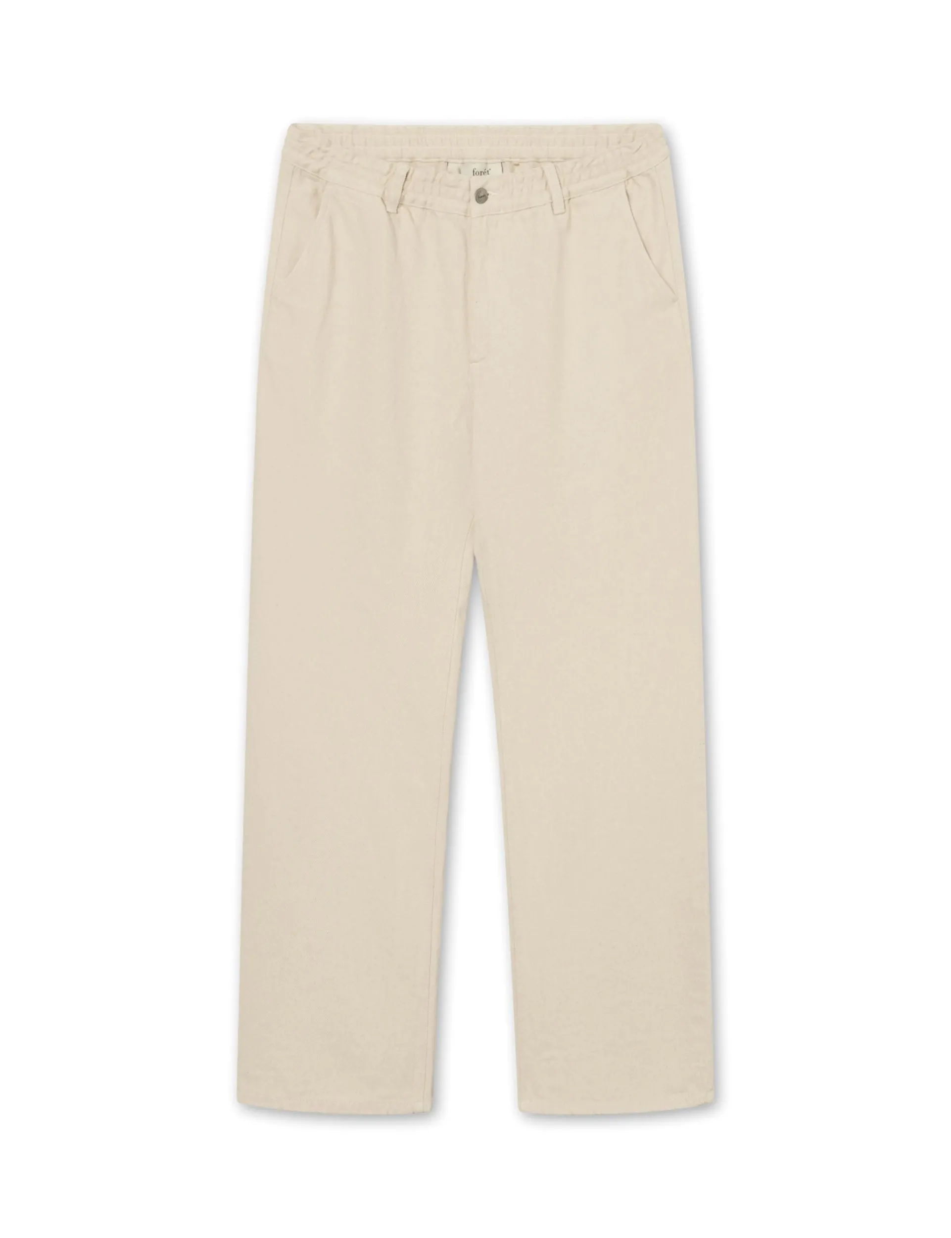Men Forét Pants-Arise Twill Pants-Undyed