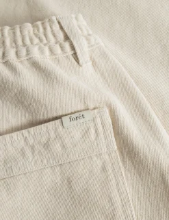 Men Forét Pants-Arise Twill Pants-Undyed