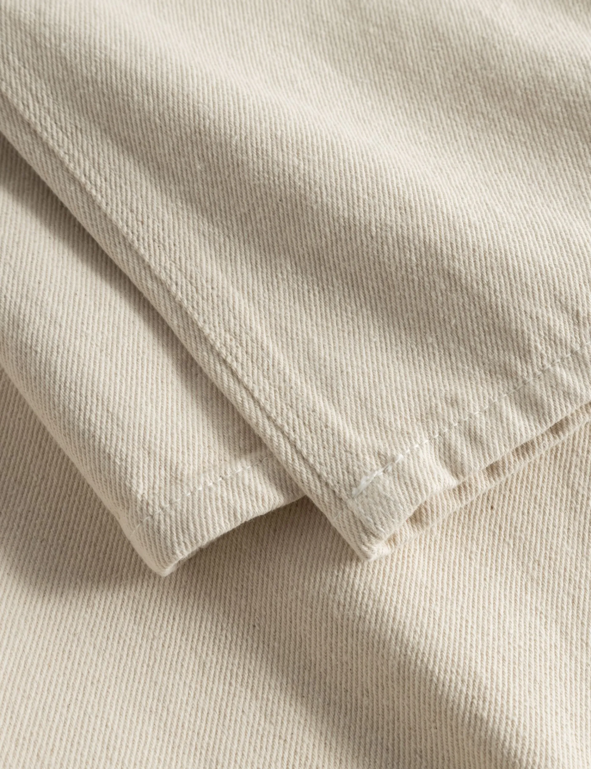 Men Forét Pants-Arise Twill Pants-Undyed