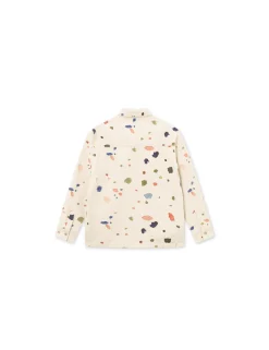 Men Forét Overshirts-Artwork Overshirt-Undyed