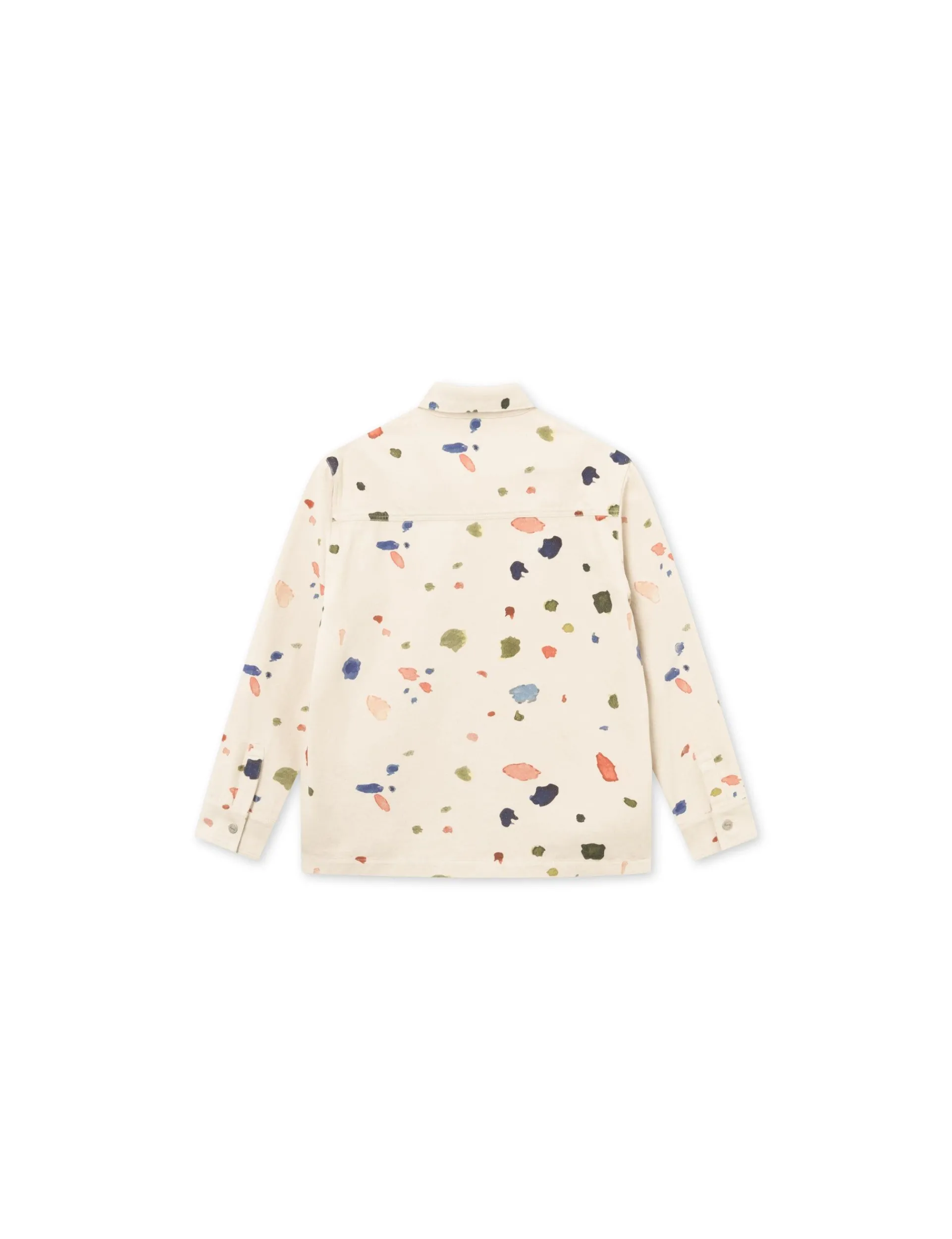 Men Forét Overshirts-Artwork Overshirt-Undyed