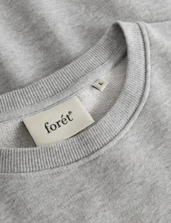 Men Forét Sweatshirts-Ash Sweatshirt-Light Grey Melange