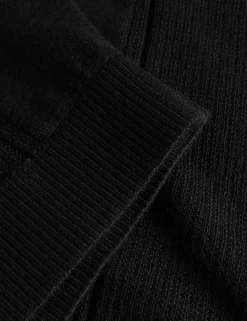 Men Forét Sweatshirts-Astern Longsleeve Knit-Black