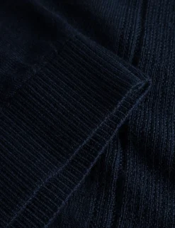 Men Forét Sweatshirts-Astern Longsleeve Knit-Navy