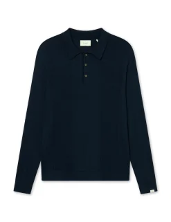 Men Forét Knitwear-Astern Longsleeve Knit-Navy