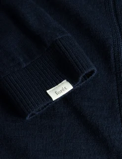 Men Forét Knitwear-Astern Longsleeve Knit-Navy