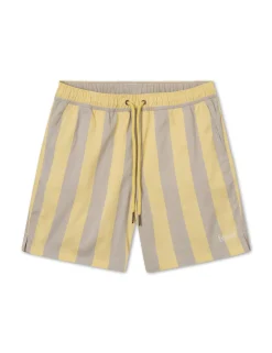 Men Forét Swimwear-Away Swimshorts-Dusty Yellow/Khaki