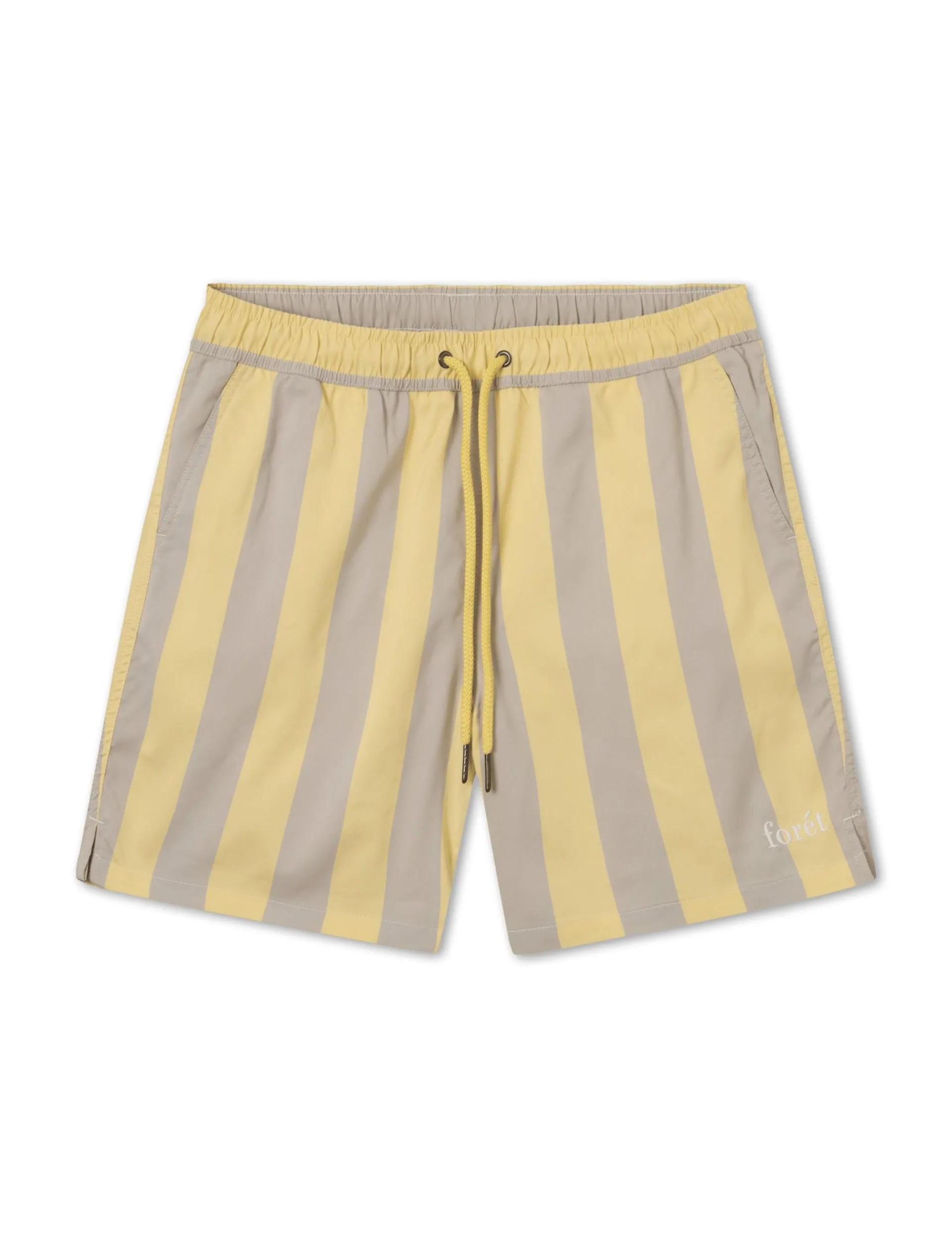 Men Forét Swimwear-Away Swimshorts-Dusty Yellow/Khaki