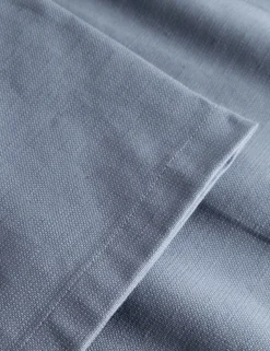 Men Forét Shirts-Basin Ss Shirt-Vintage Blue