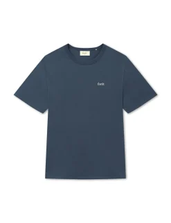 Men Forét T-Shirts-Bass T-Shirt-Navy
