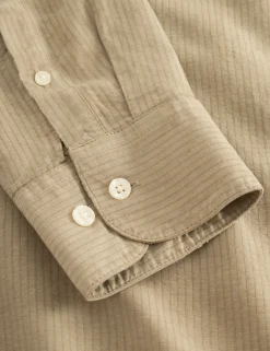 Men Forét Shirts-Beam Ripstop Shirt-Corn