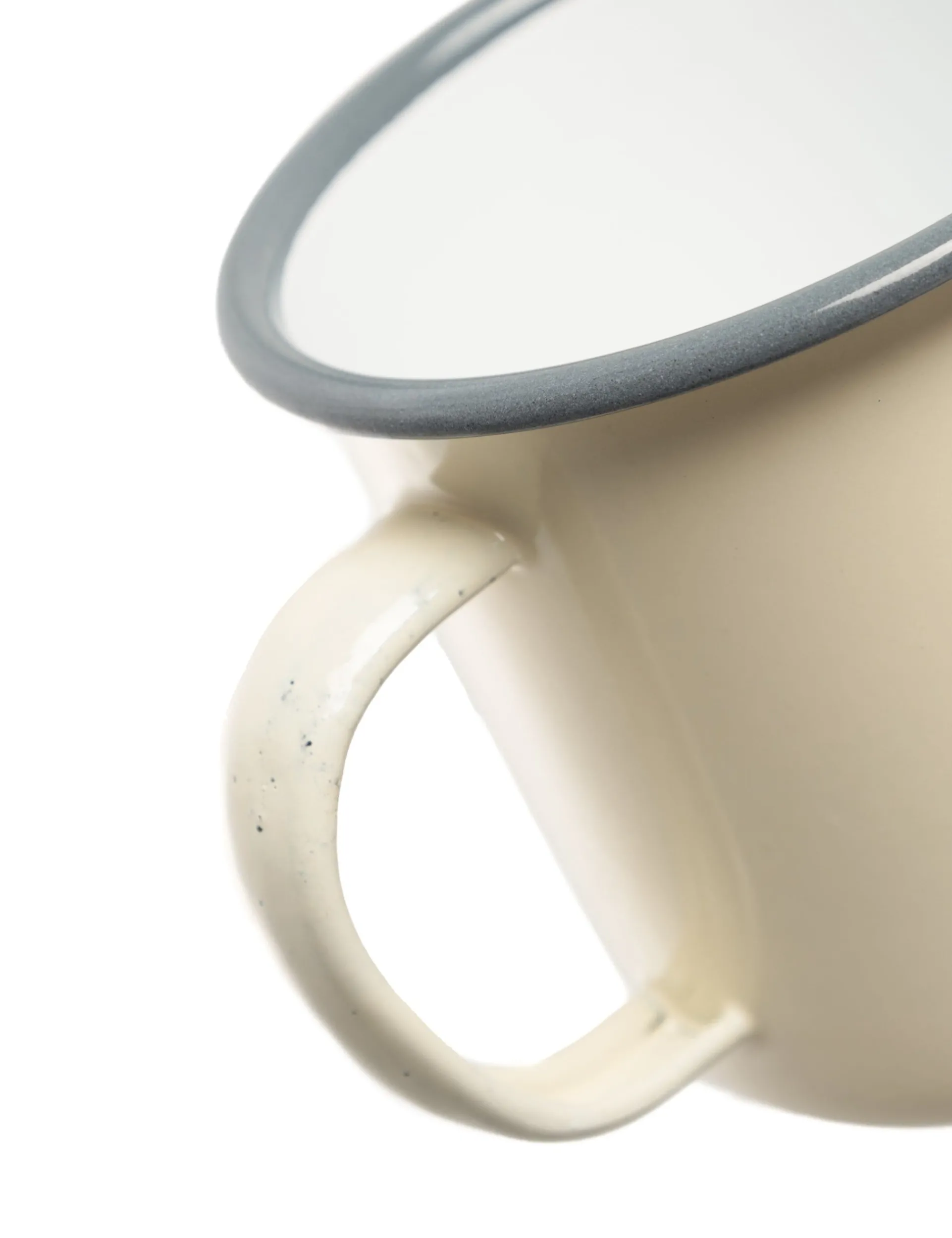 Men Forét Accessories-Bean Enamel Mug-Cloud