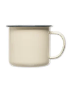 Men Forét Accessories-Bean Enamel Mug-Cloud