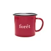 Forét Goods-Bean Enamel Mug-Red