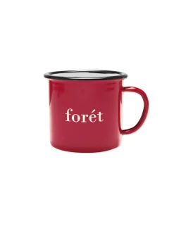 Forét Goods-Bean Enamel Mug-Red