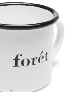 Forét Goods-Bean Enamel Mug-White
