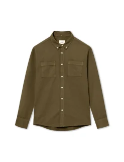 Men Forét Shirts-Bear Shirt-Army