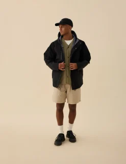 Men Forét Jackets-Blade Shell Jacket-Black