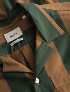 Forét Goods-Blunder Pyjamas Shirt-Rubber/Dark Green