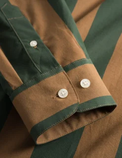 Forét Goods-Blunder Pyjamas Shirt-Rubber/Dark Green