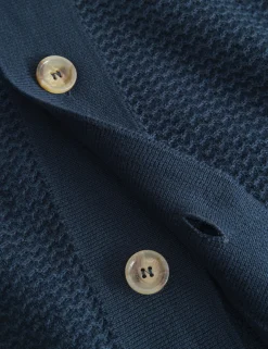 Men Forét Sweatshirts-Boat Knit-Navy