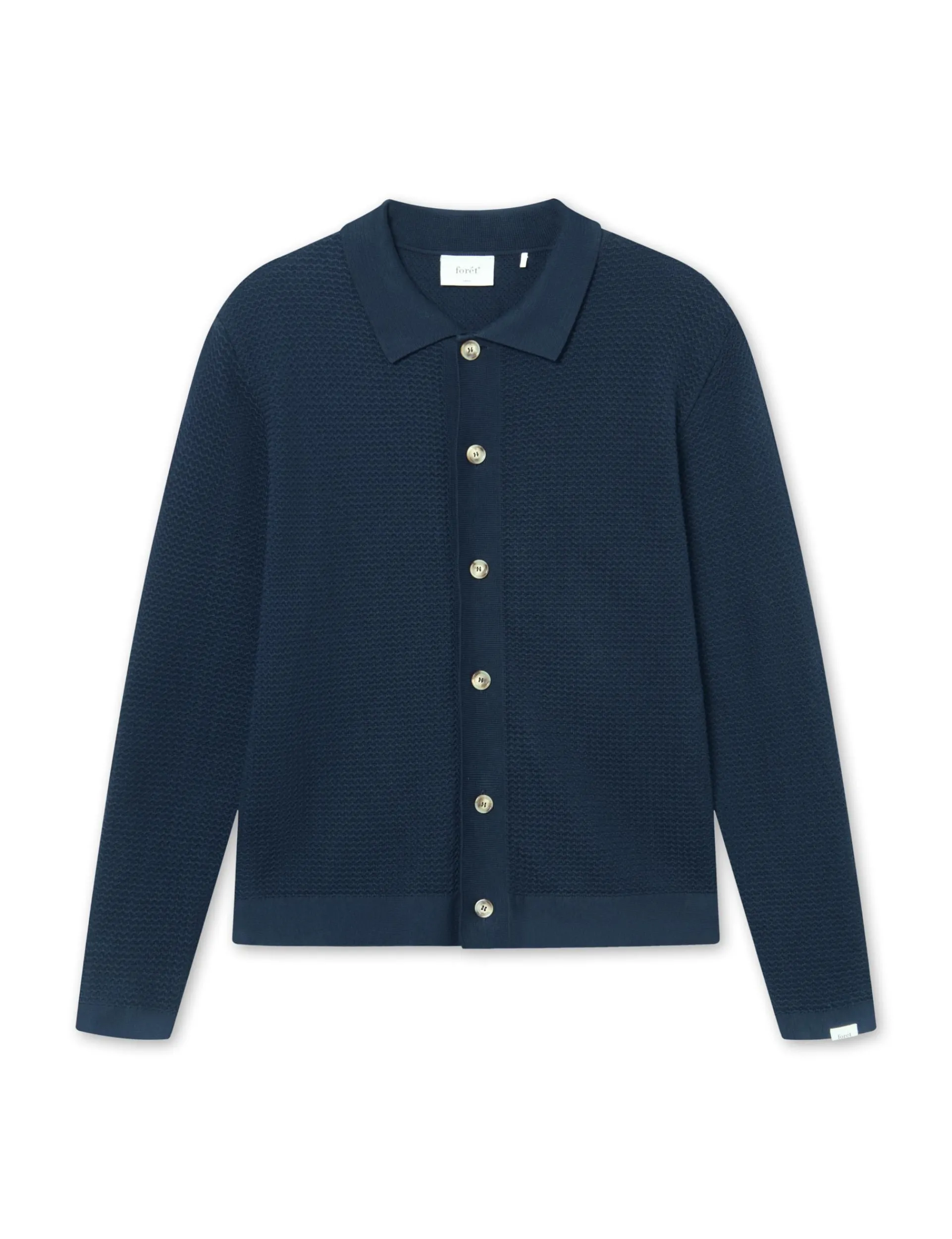 Men Forét Knitwear-Boat Knit-Navy
