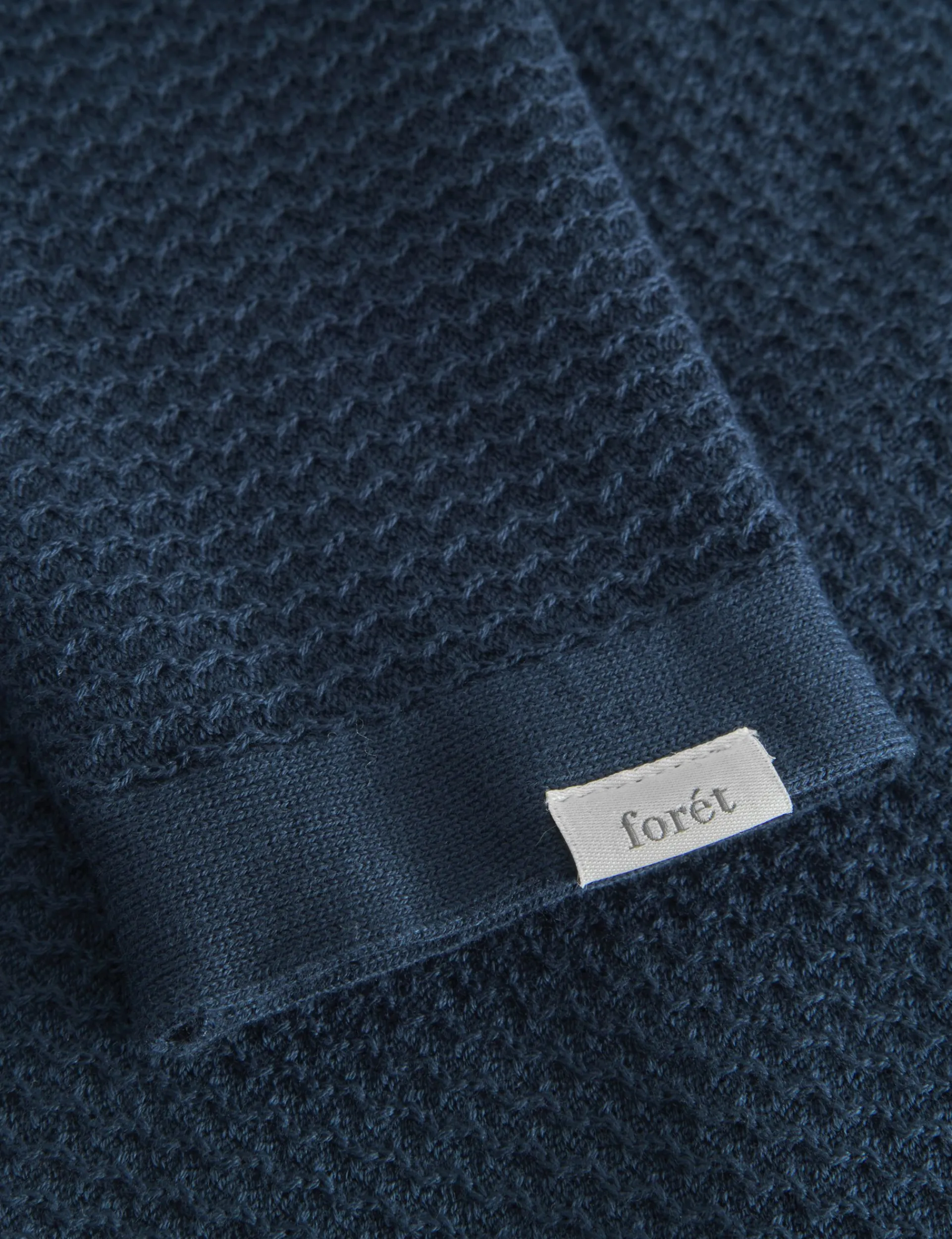 Men Forét Knitwear-Boat Knit-Navy