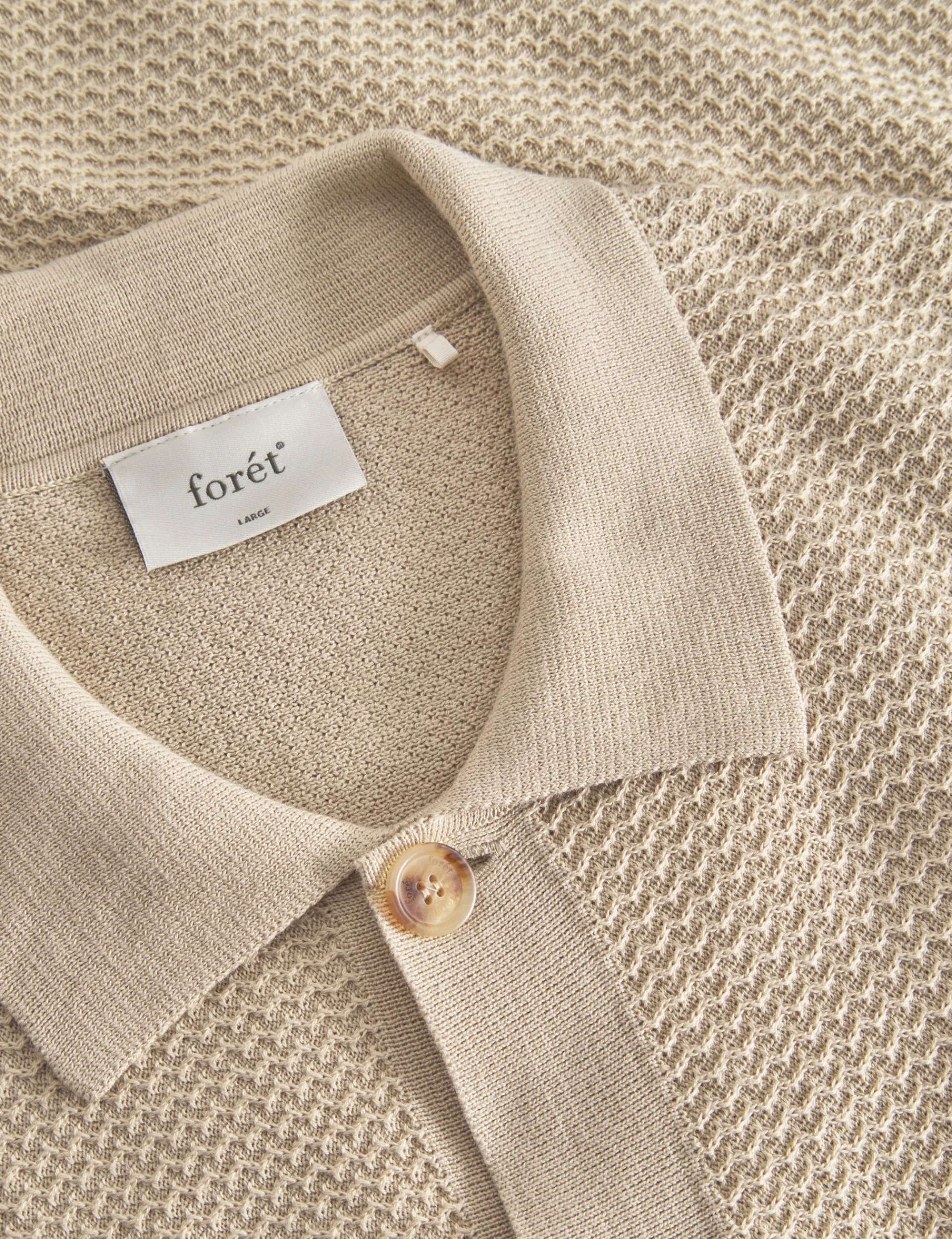 Men Forét Sweatshirts-Boat Knit-Oat