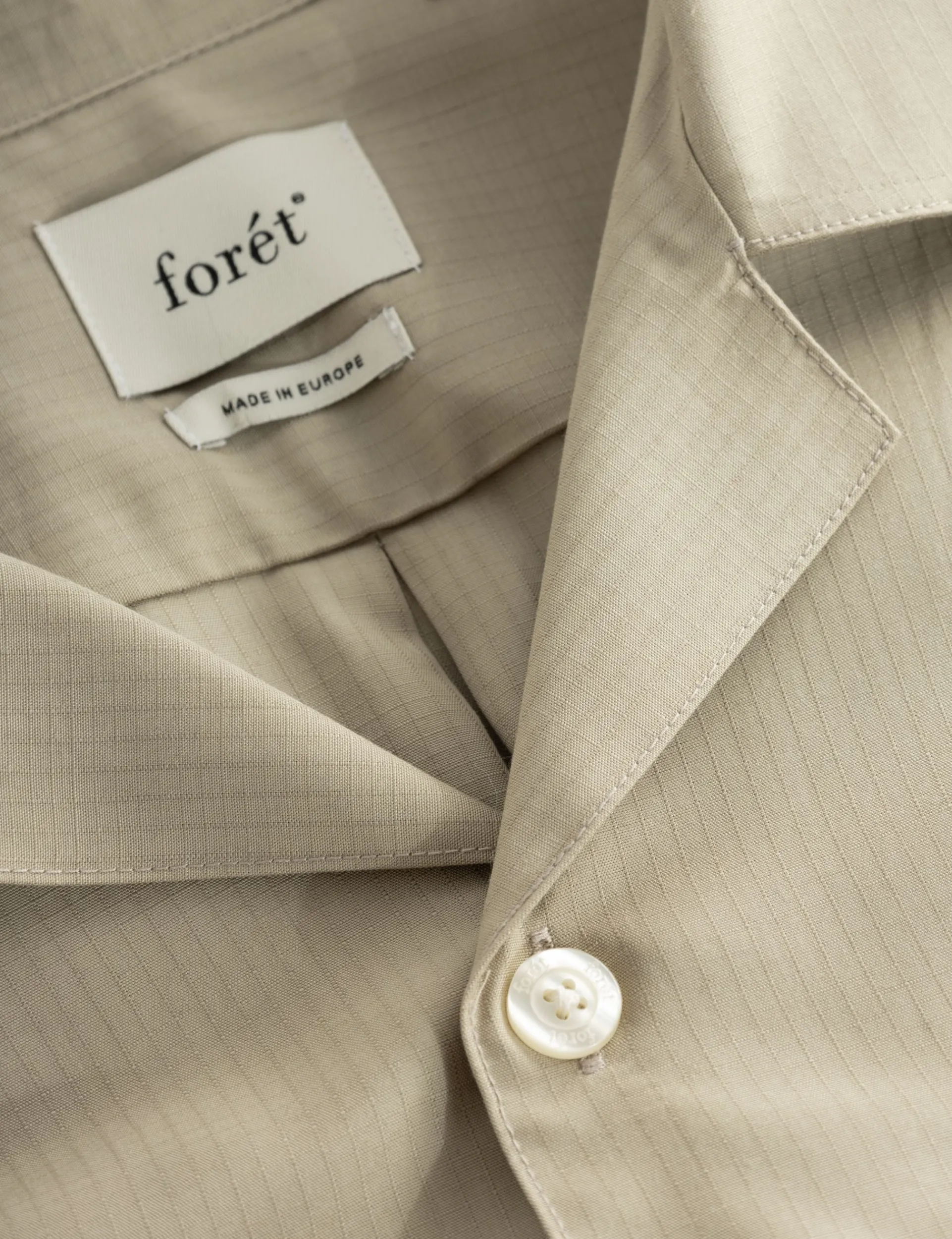 Men Forét Shirts-Bocchia Shirt-Khaki