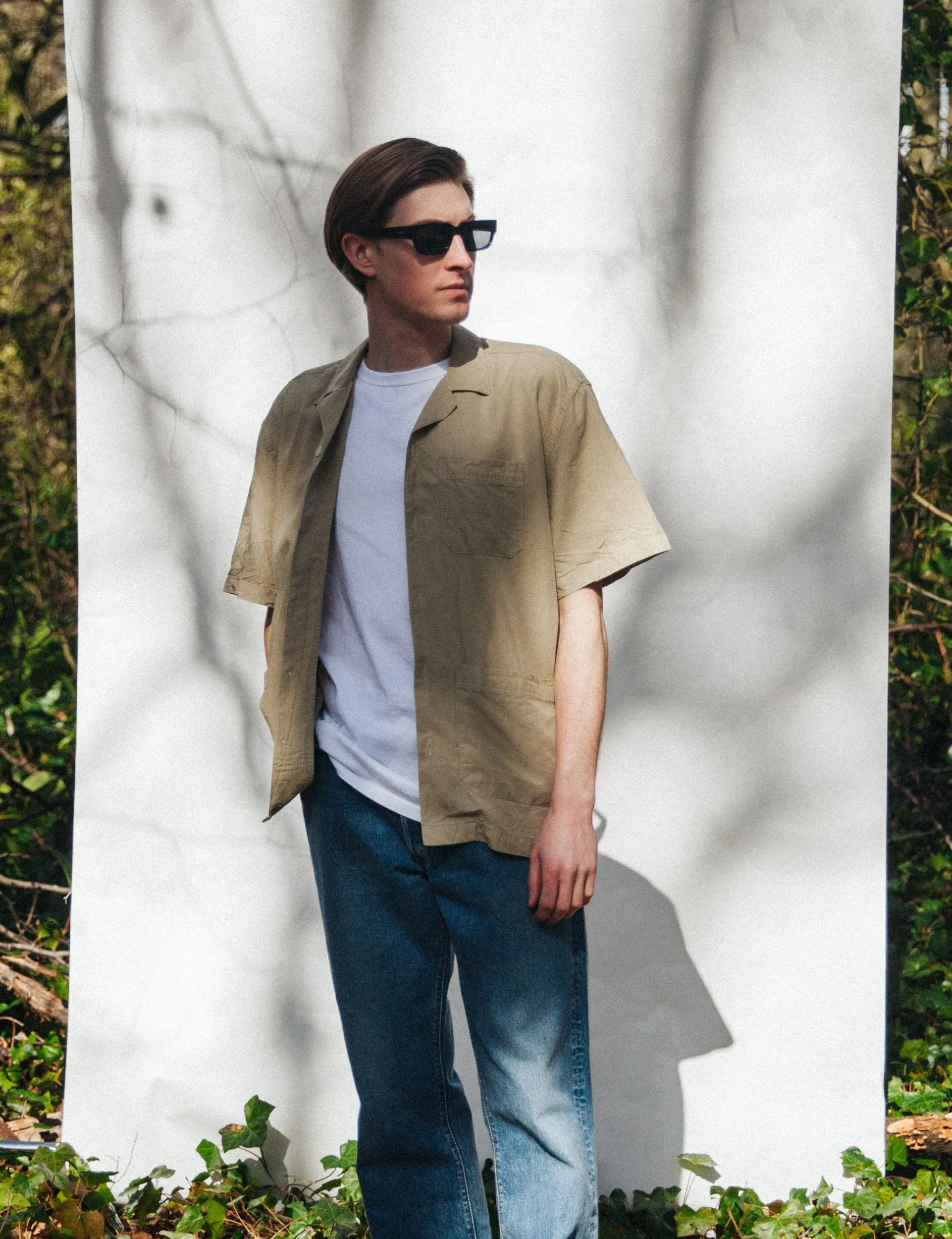 Men Forét Shirts-Bocchia Shirt-Khaki