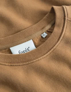 Men Forét Sweatshirts-Border Sweatshirt-Rubber/Cloud