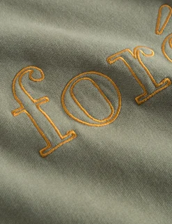 Men Forét Sweatshirts-Border Sweatshirt-Tea/Rubber