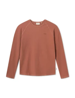 Men Forét T-Shirts-Bright Longsleeve-Brick