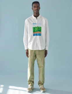 Men Forét Shirts-Brisk Shirt-White