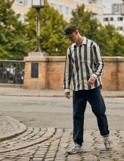 Men Forét Pants-Brook Chino-Navy