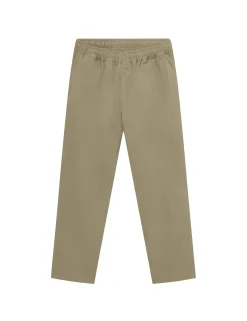 Men Forét Pants-Calm Pants-Olive Seersucker