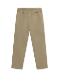 Men Forét Pants-Calm Pants-Olive Seersucker