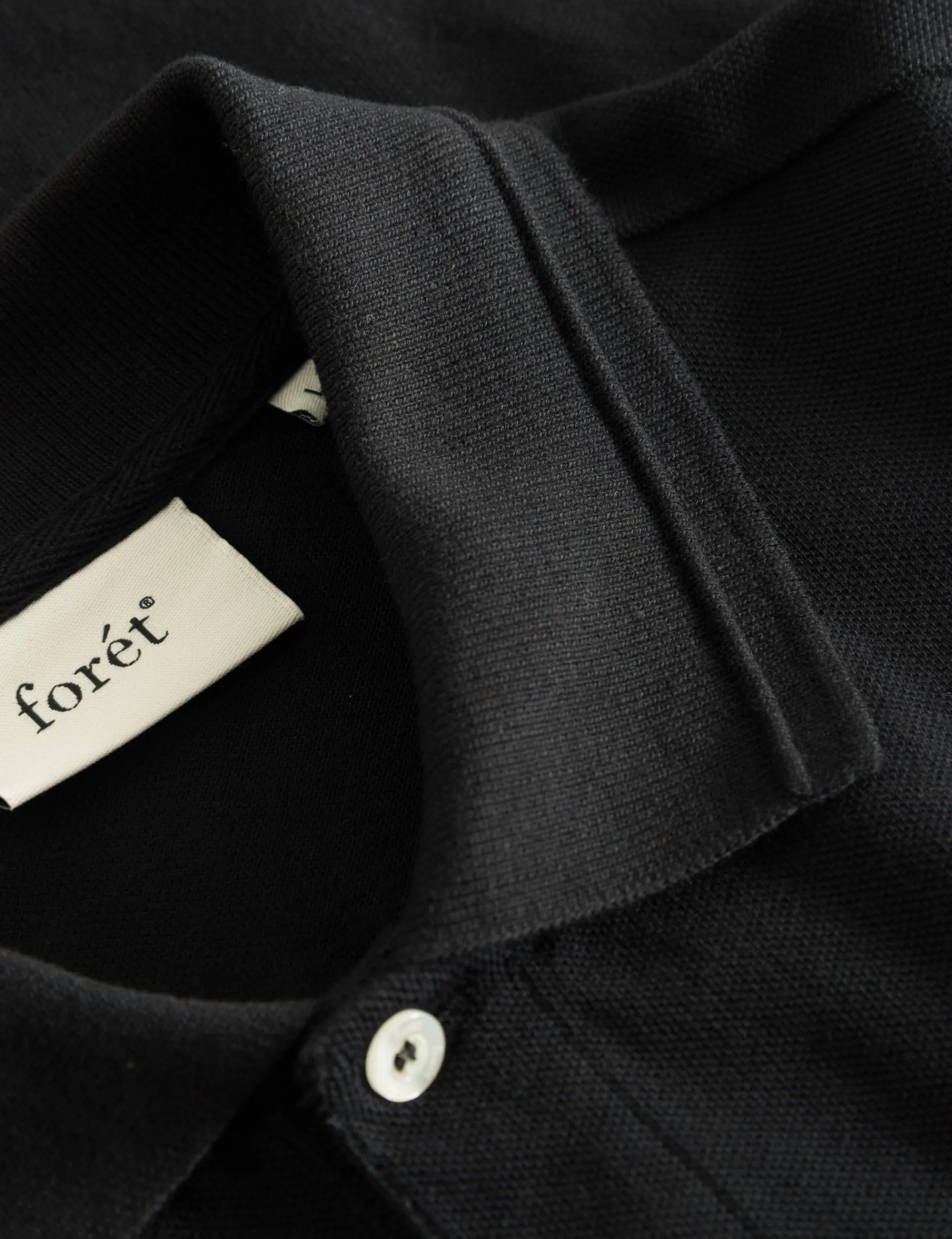 Men Forét Sweatshirts-Cave Longsleeve-Black