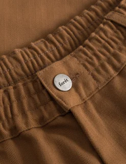 Men Forét Pants-Clay Herringbone Pants-Rubber