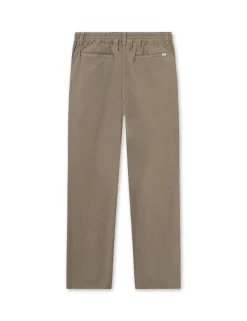 Men Forét Pants-Clay Seersucker Pants-Taupe