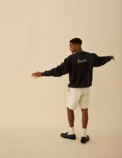 Men Forét Shorts-Clay Twill Shorts-Undyed