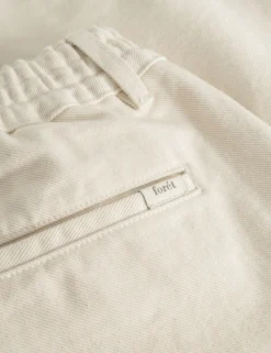 Men Forét Shorts-Clay Twill Shorts-Undyed