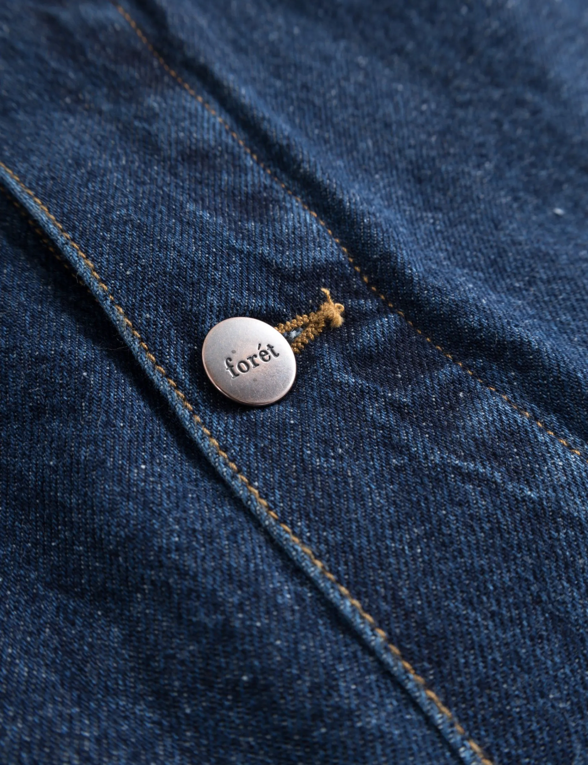 Men Forét Jackets-Cluster Jacket-Indigo