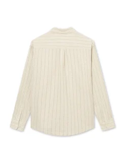 Men Forét Shirts-Crest Dove Shirt-Rubber Stripe