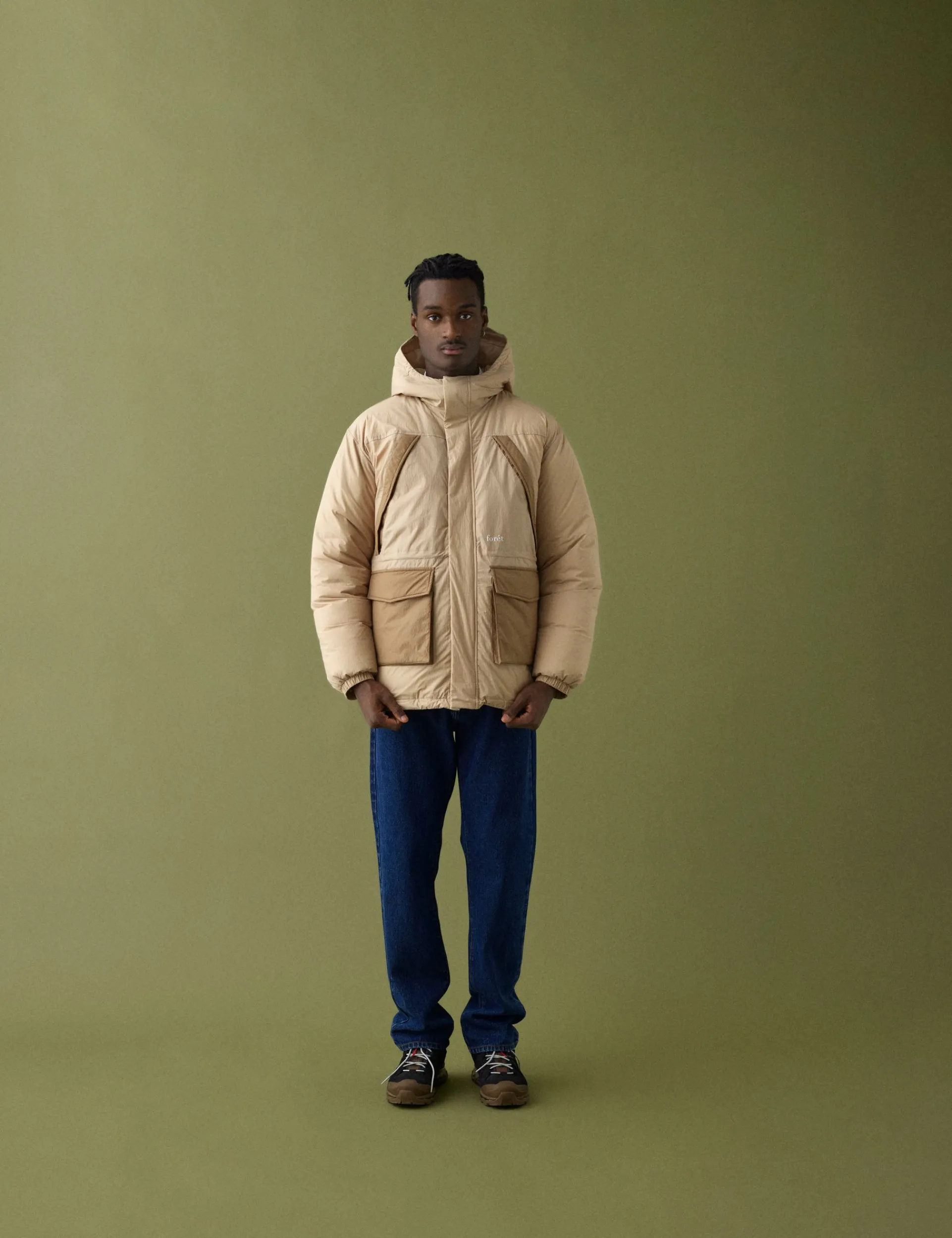 Men Forét Jackets-Dawdle Jacket-Corn
