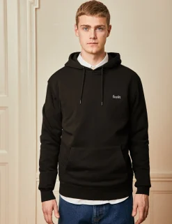 Men Forét Hoodies-Deer Hoodie-Black